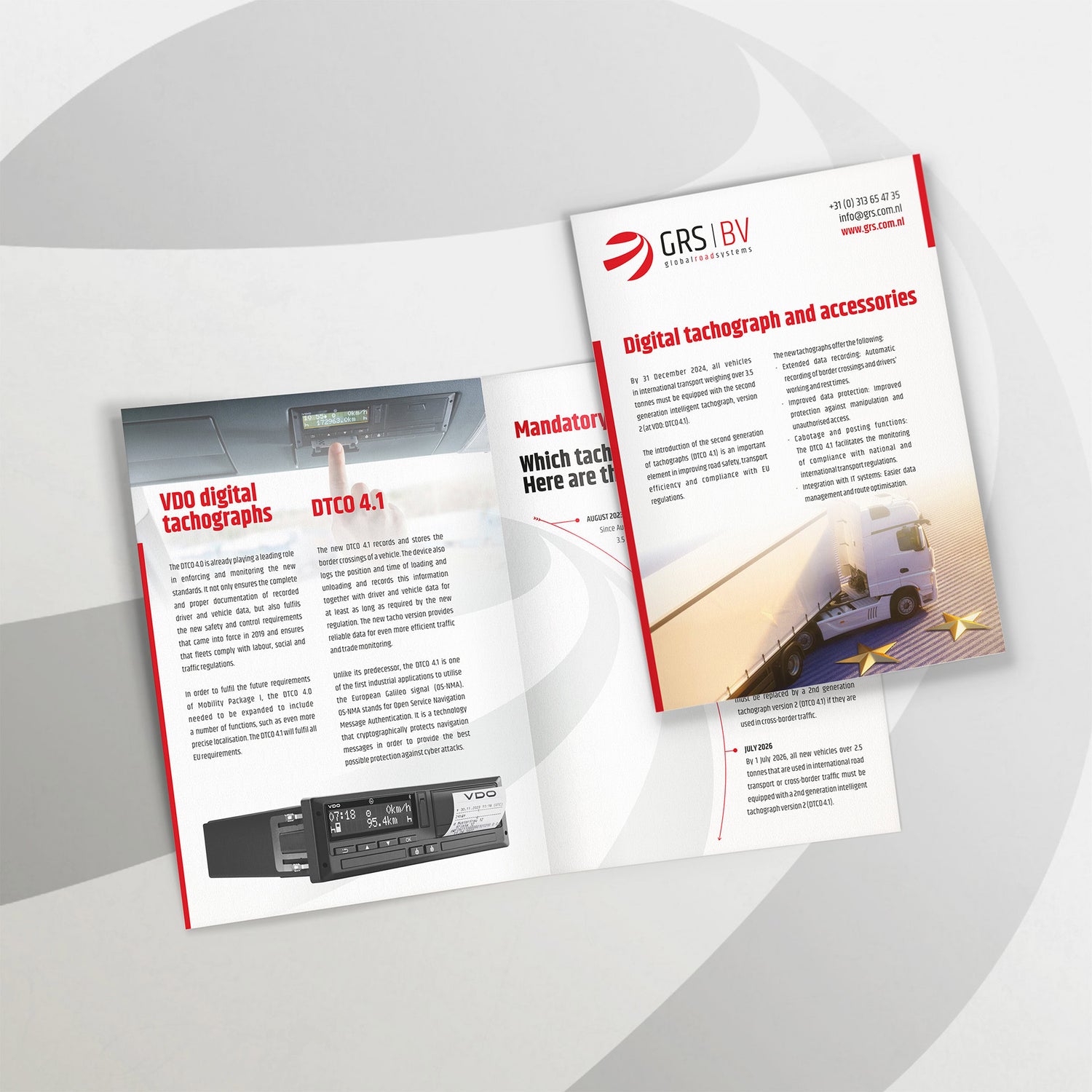 Mobiliteitspakket, GRS brochure over het mobiliteitspakket
