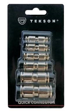 Quick coupling kit 4mm/5mm/6mm/8mm/10mm/12mm (STEEL) TEKSON (TK202054)