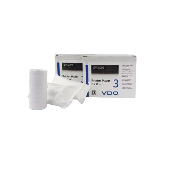 VDO Thermal Paper Eco 3X8M Rollen voor Digitale Tachografen | 2910002792400